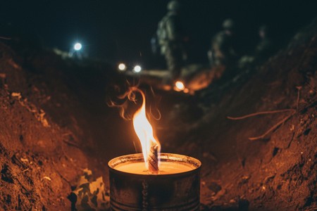 Окопные блиндажные свечи: что это, для чего и как делать