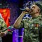 Для военнослужащих ГВ «Запад», выполняющих боевые задачи в зоне проведения СВО, с концертной программой выступили артисты ансамбля «Новороссия»