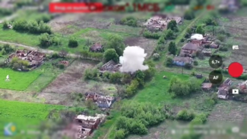 Операторы FPV-дронов группировки войск «Север» уничтожили пункт временной дислокации боевиков ВСУ в Харьковской области